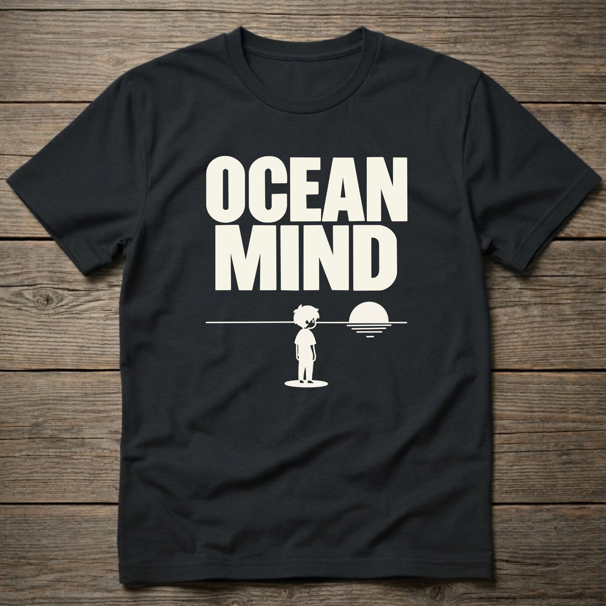 Ocean Mind Outline T-Shirt