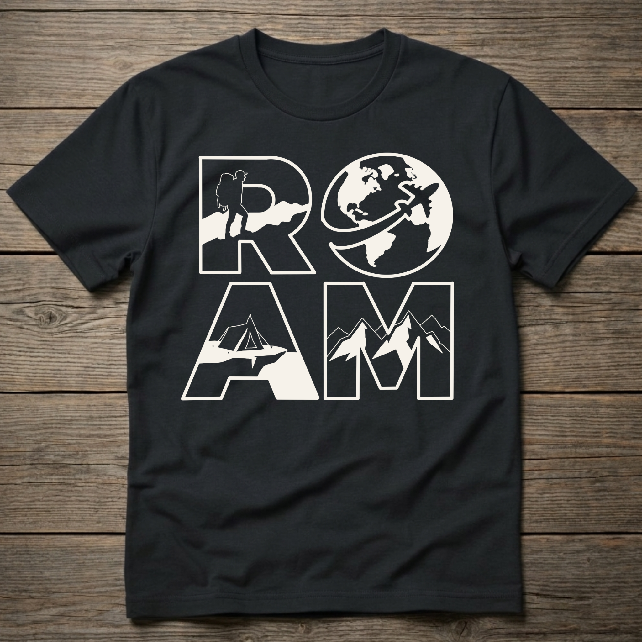 Roam Stacked Light Outline