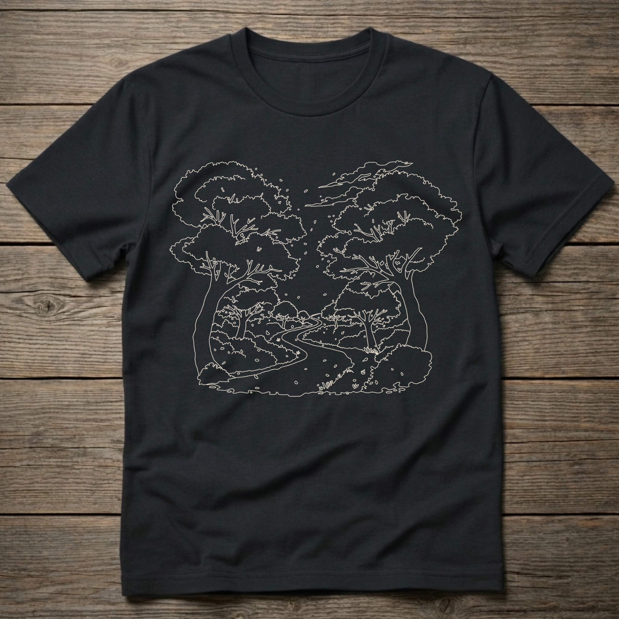 Cherry Blossom Light Outline