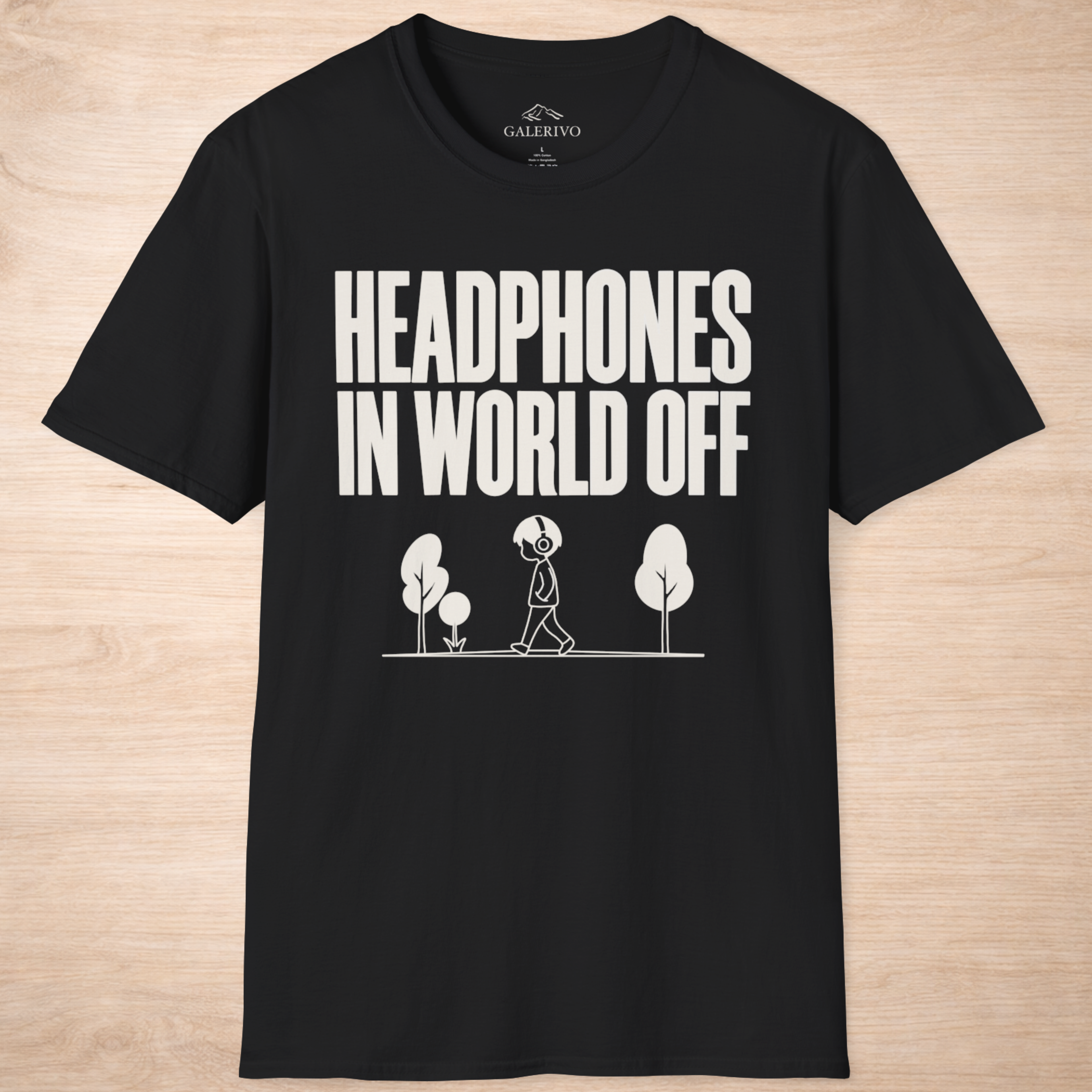 Headphones In World Off