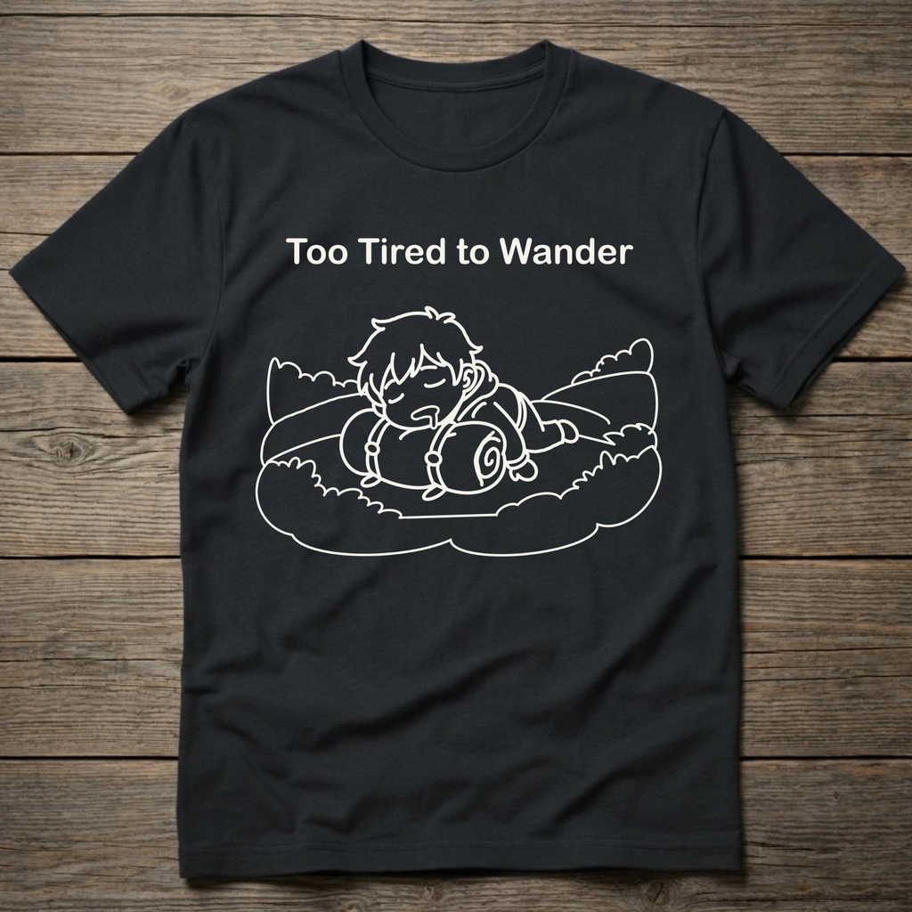Too Tired To Wander T-Shirt