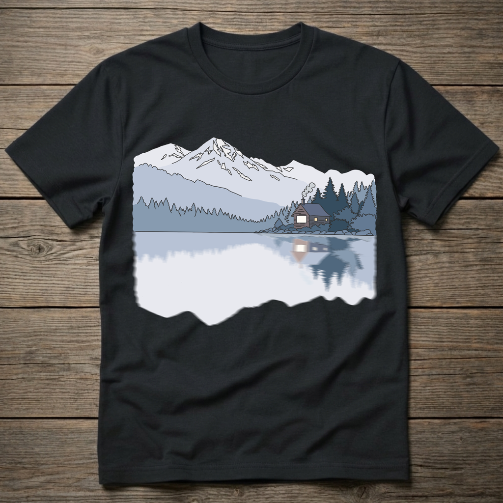 Lake Cabin Reflection