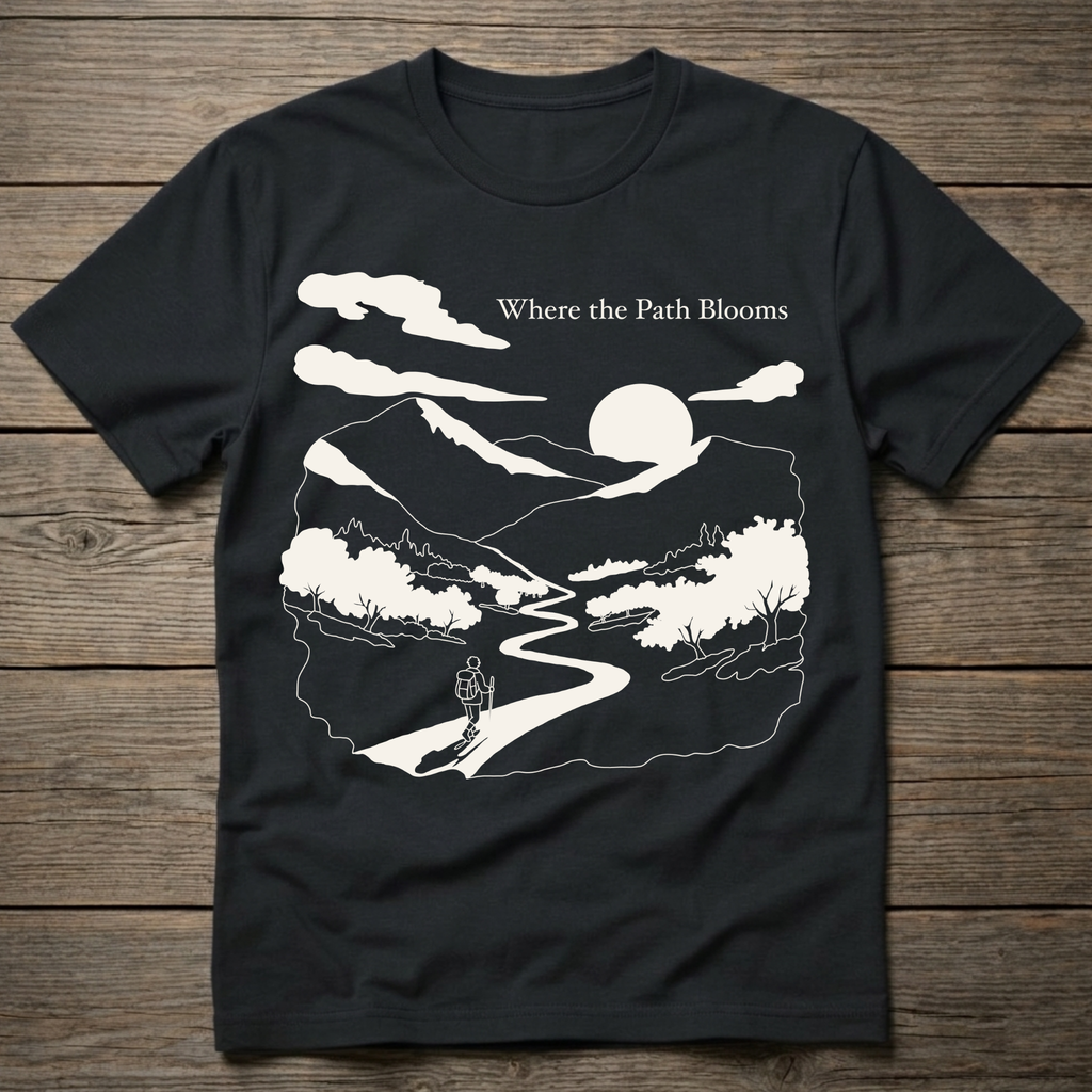 Where The Path Blooms T-Shirt