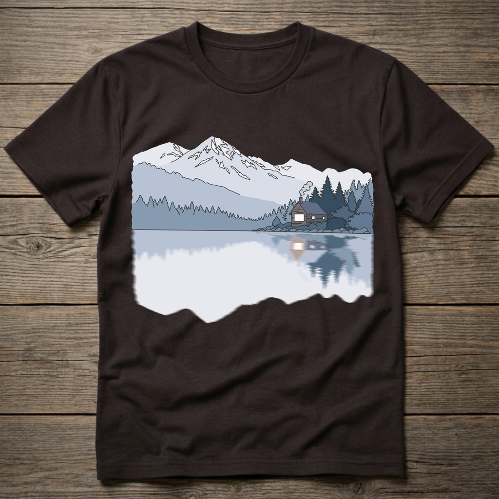 Lake Cabin Reflection