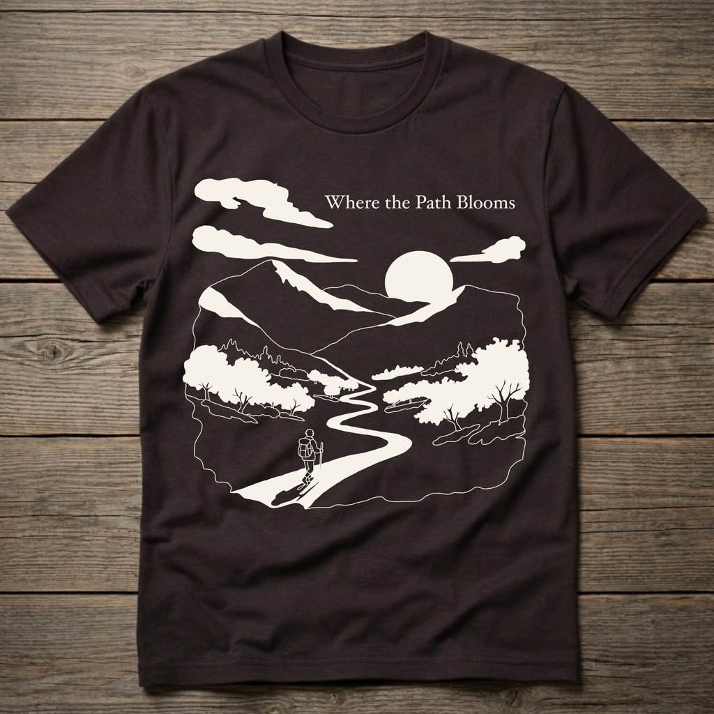 Where The Path Blooms T-Shirt