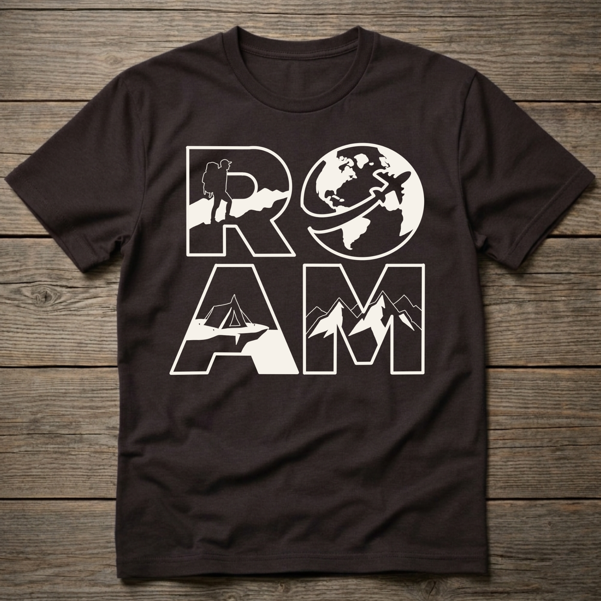 Roam Stacked Light Outline