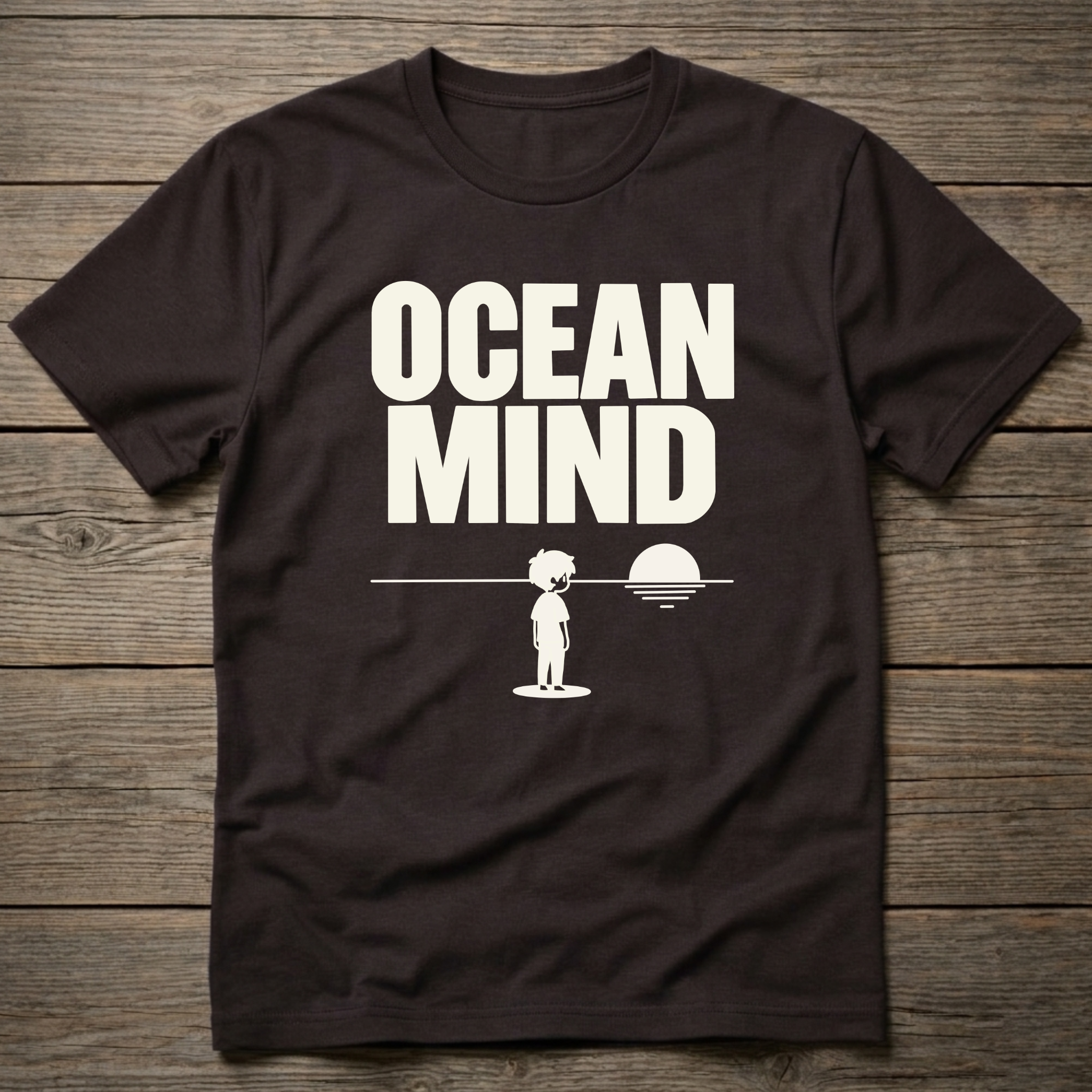 Ocean Mind Outline T-Shirt