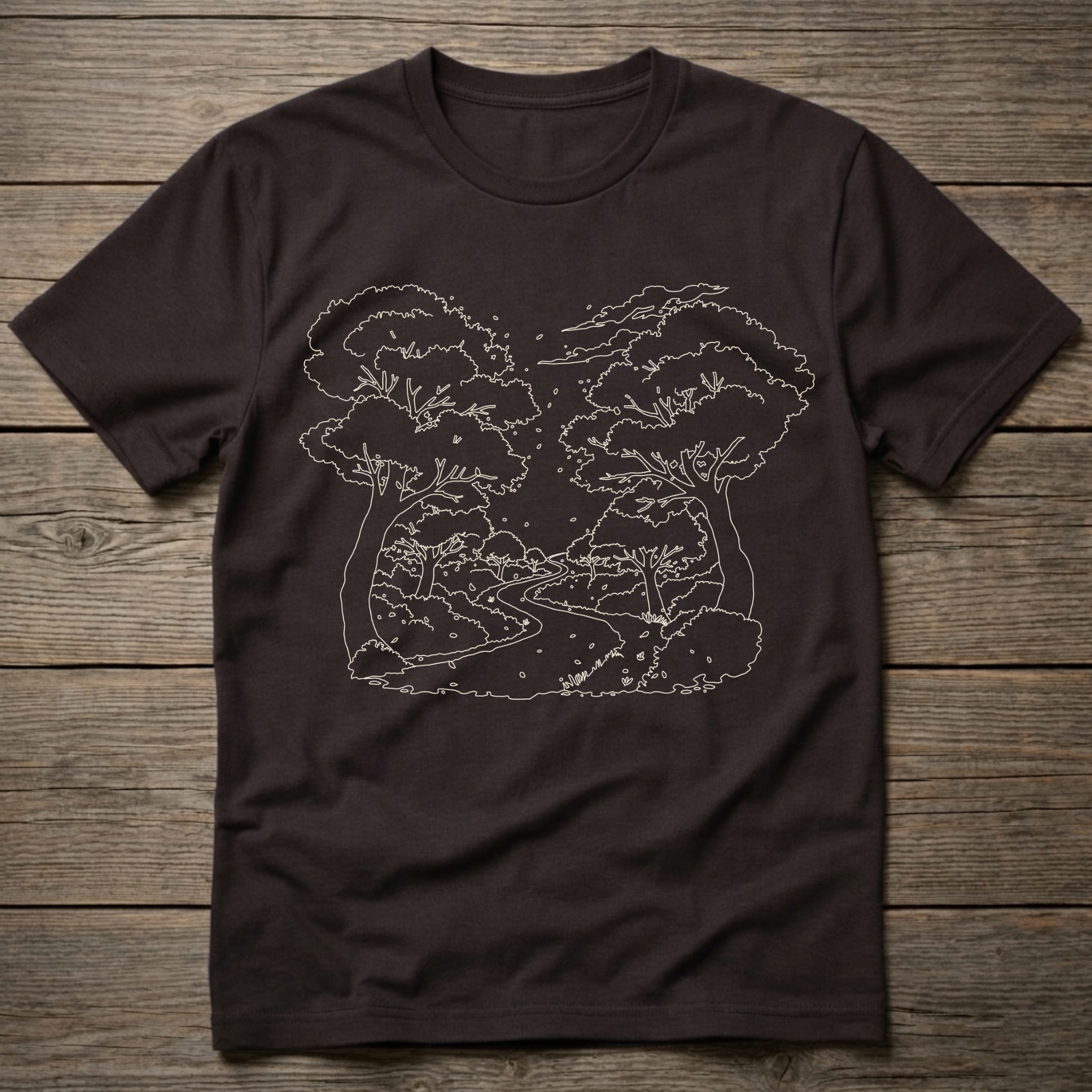 Cherry Blossom Light Outline