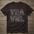 Travel Stacked Light Outline