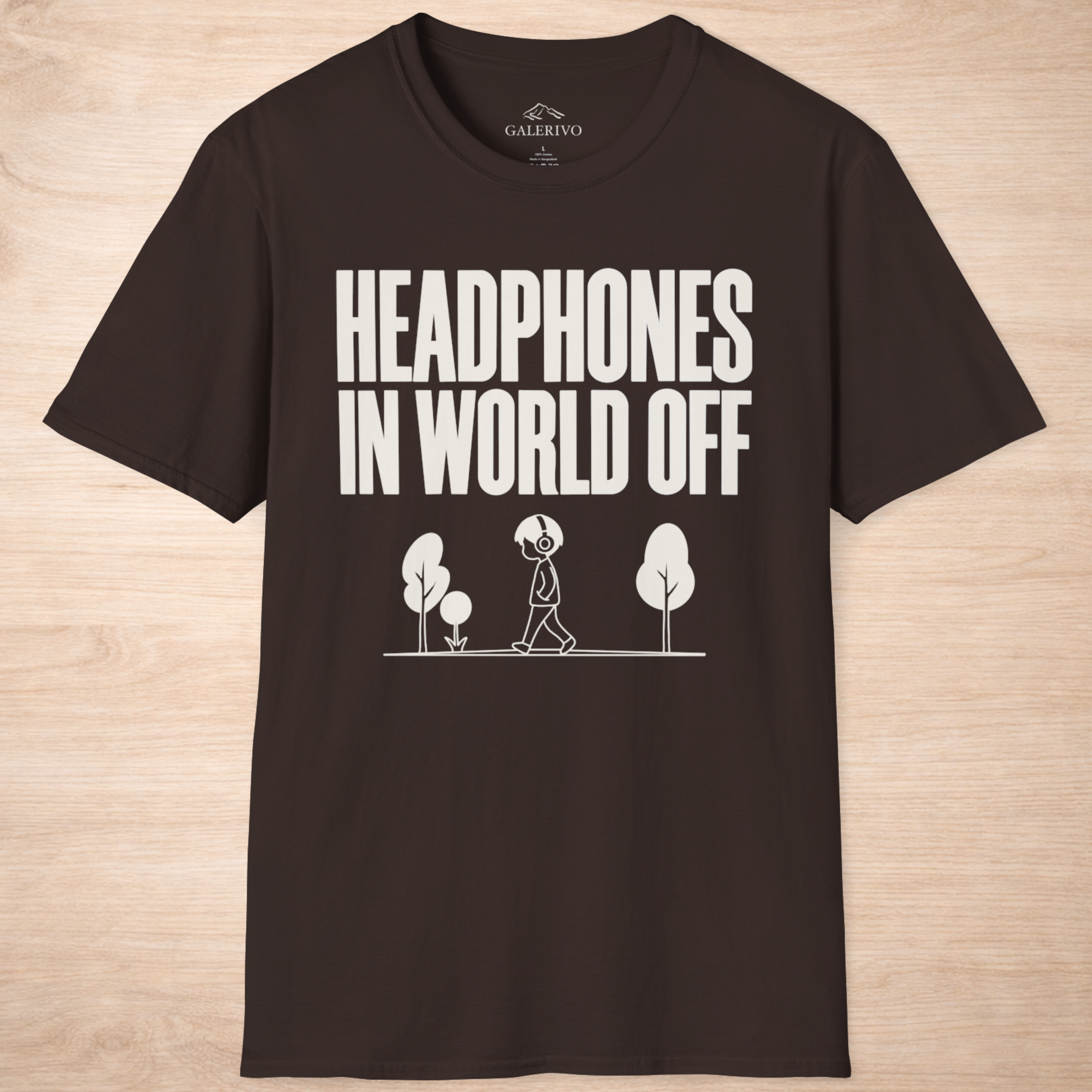Headphones In World Off