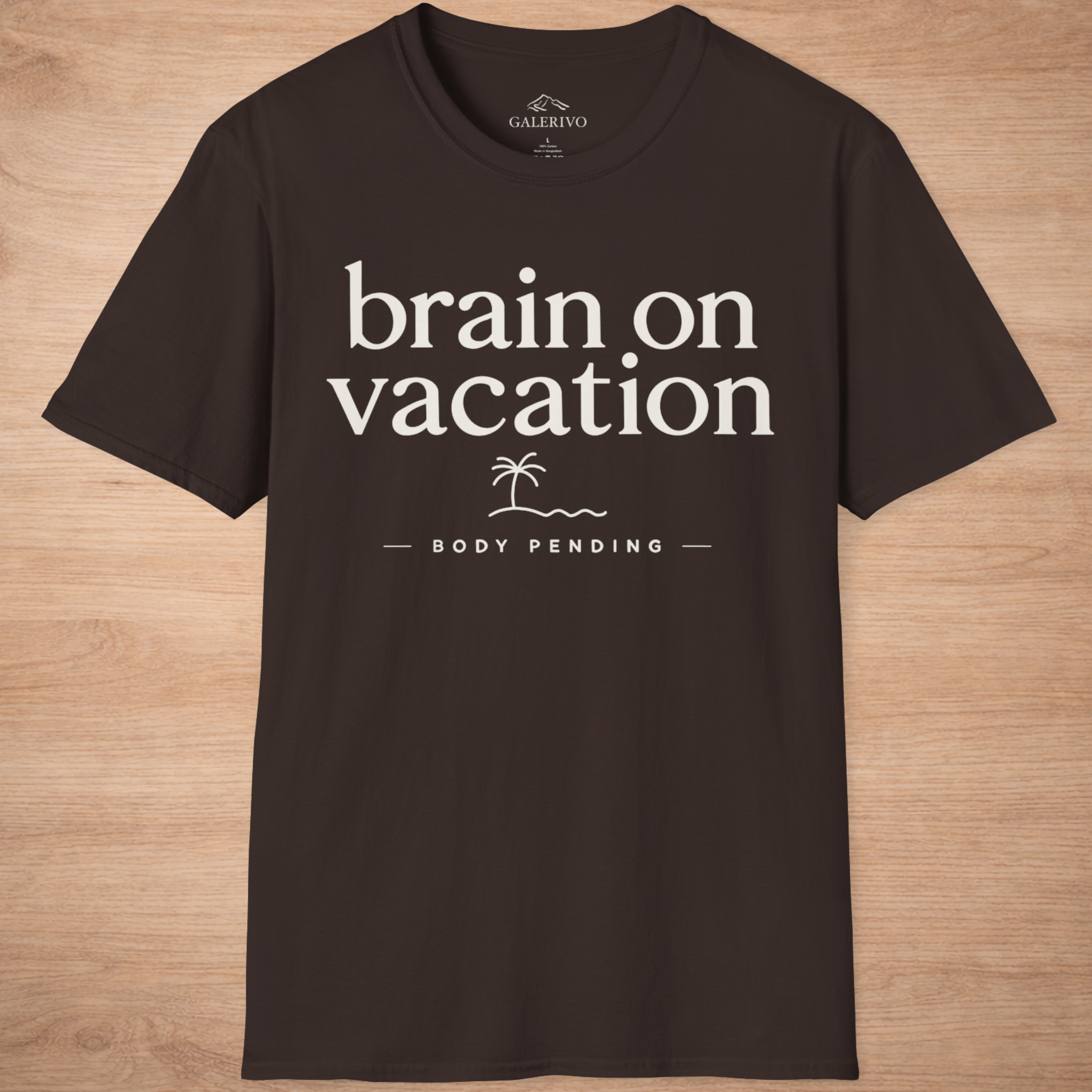 Brain On Vacation Body Pending
