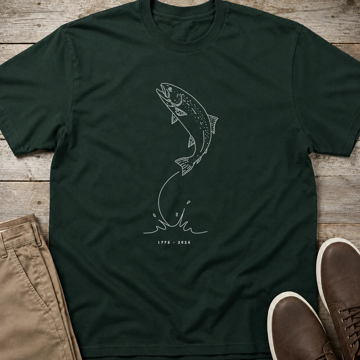 Leaping Trout T-Shirt