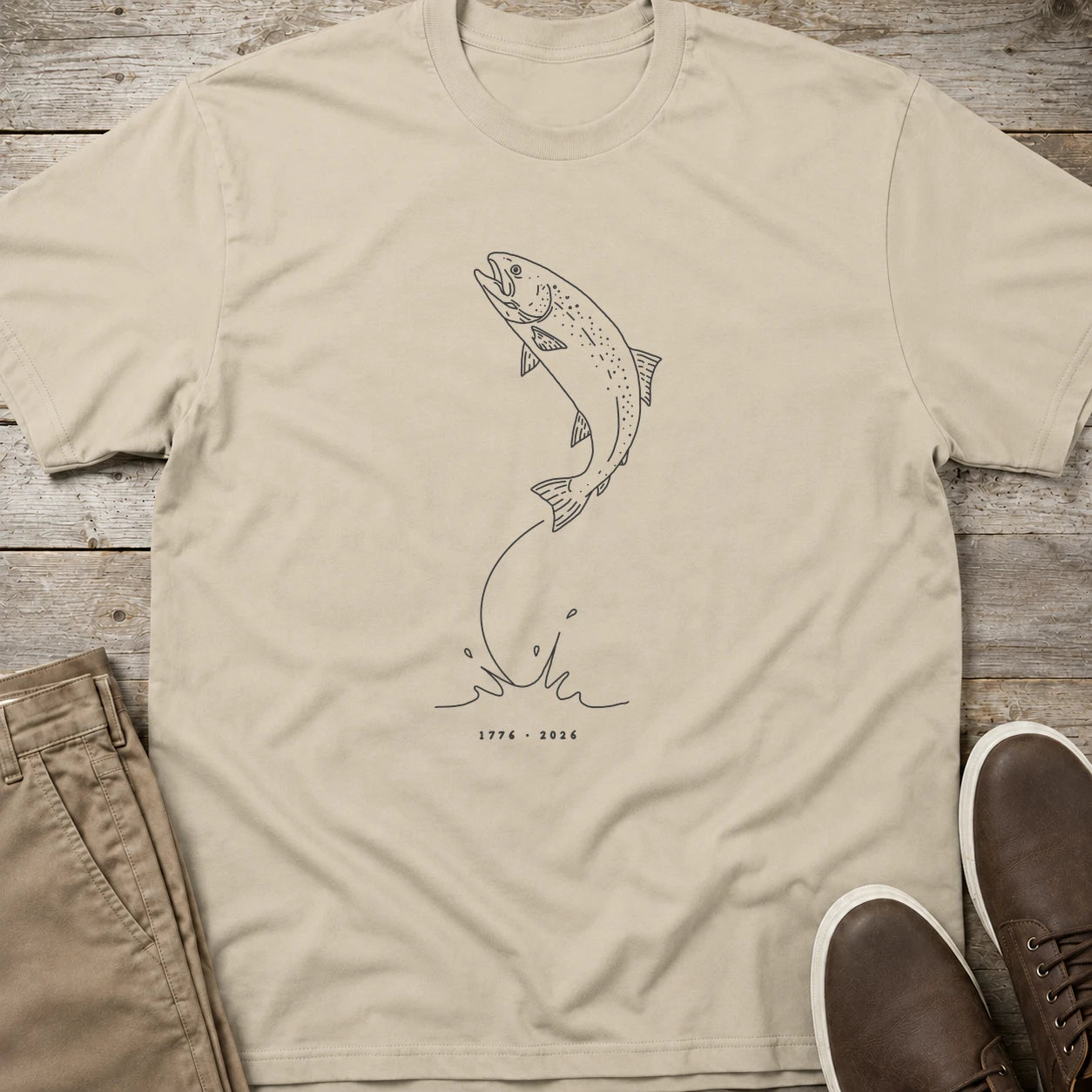 Leaping Trout T-Shirt