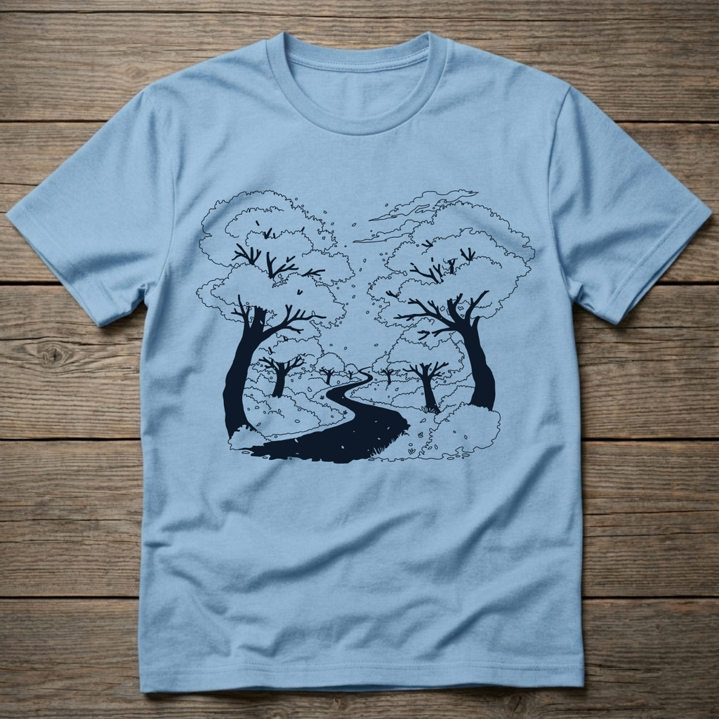 Cherry Blossom Dark Outline