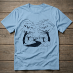 Cherry Blossom Dark Outline