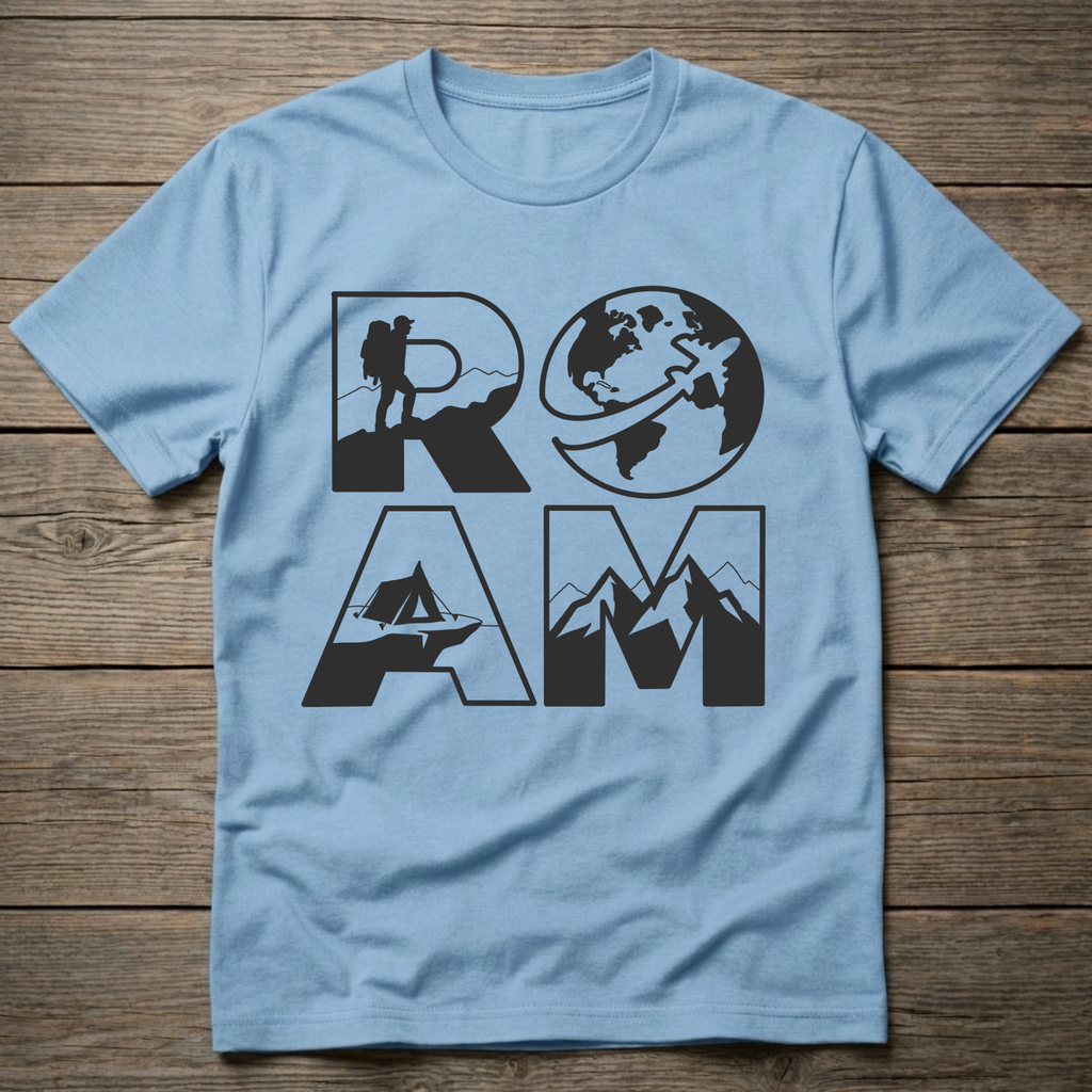 Roam Stacked Dark Outline