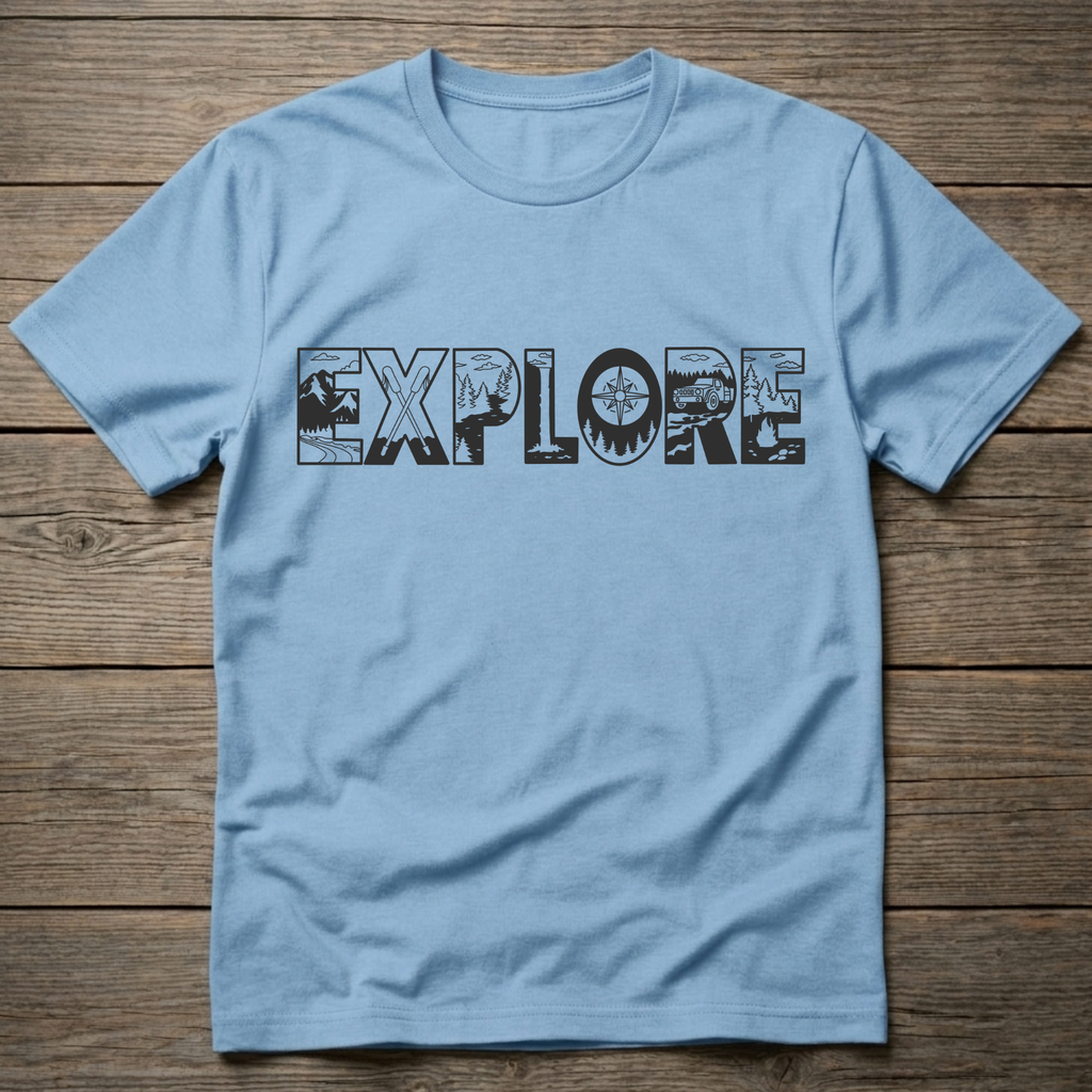 Explore Dark Outline