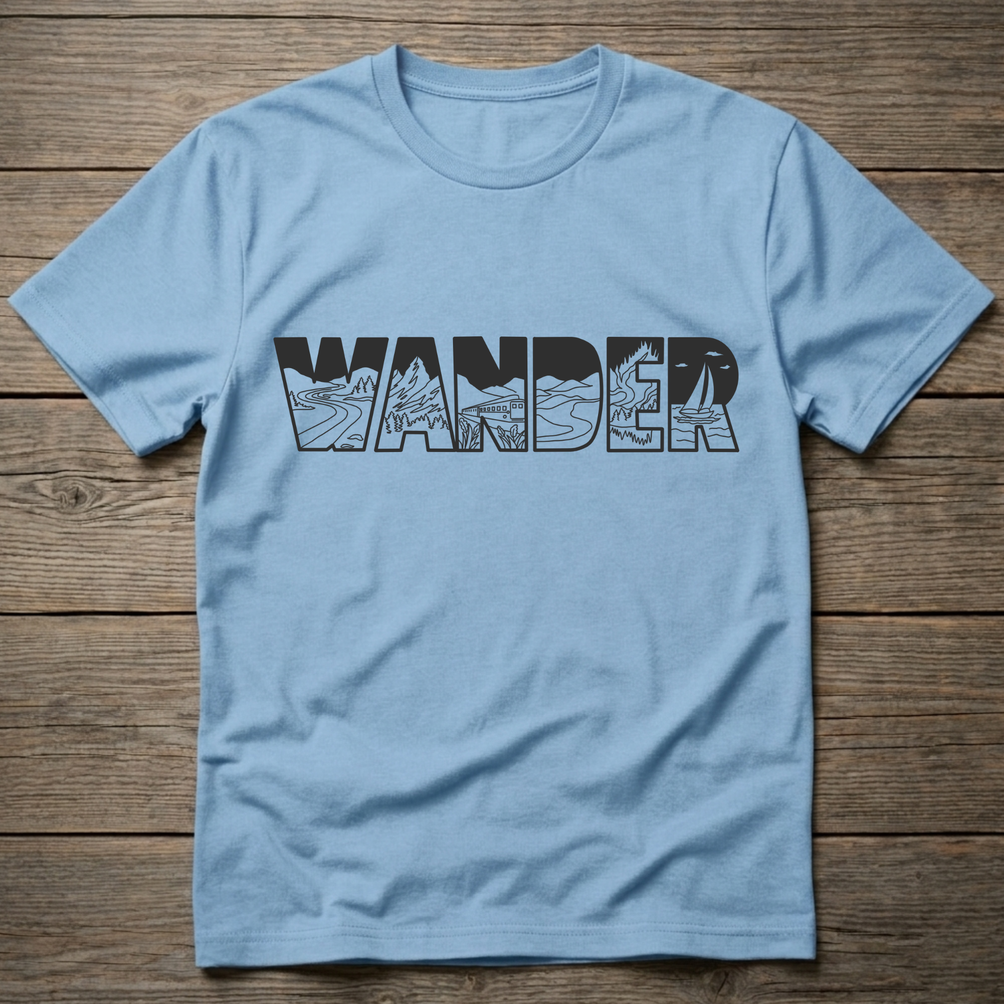 Wander Dark Outline