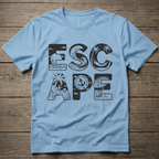 Escape Stacked Dark Outline