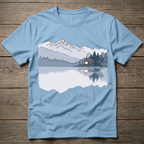 Lake Cabin Reflection
