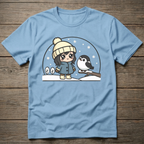 Girl With Snow Bird