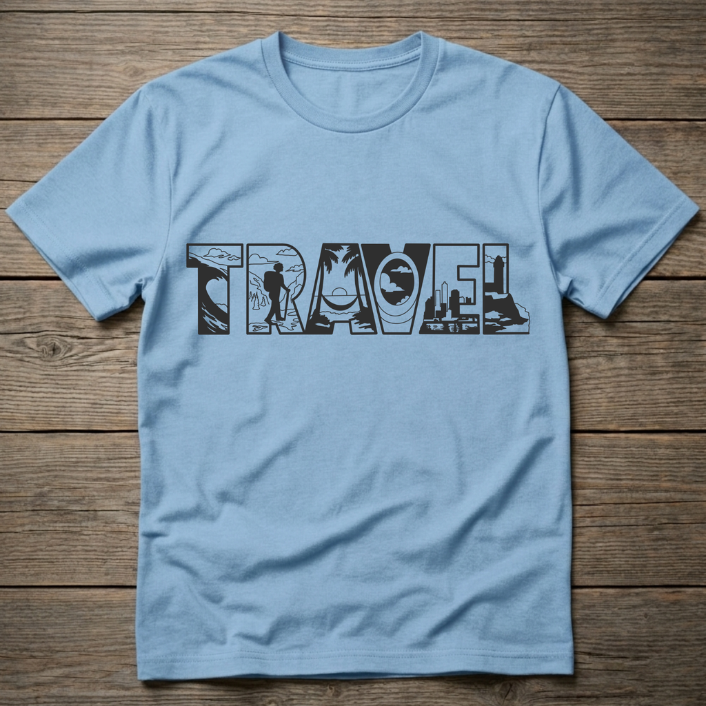 Travel Dark Outline