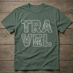 Travel Stacked Light Outline