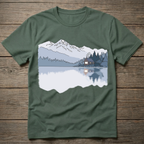 Lake Cabin Reflection