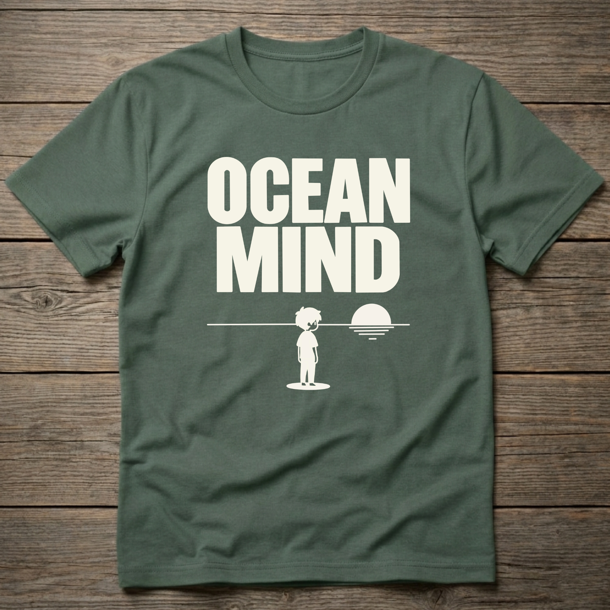 Ocean Mind Outline T-Shirt