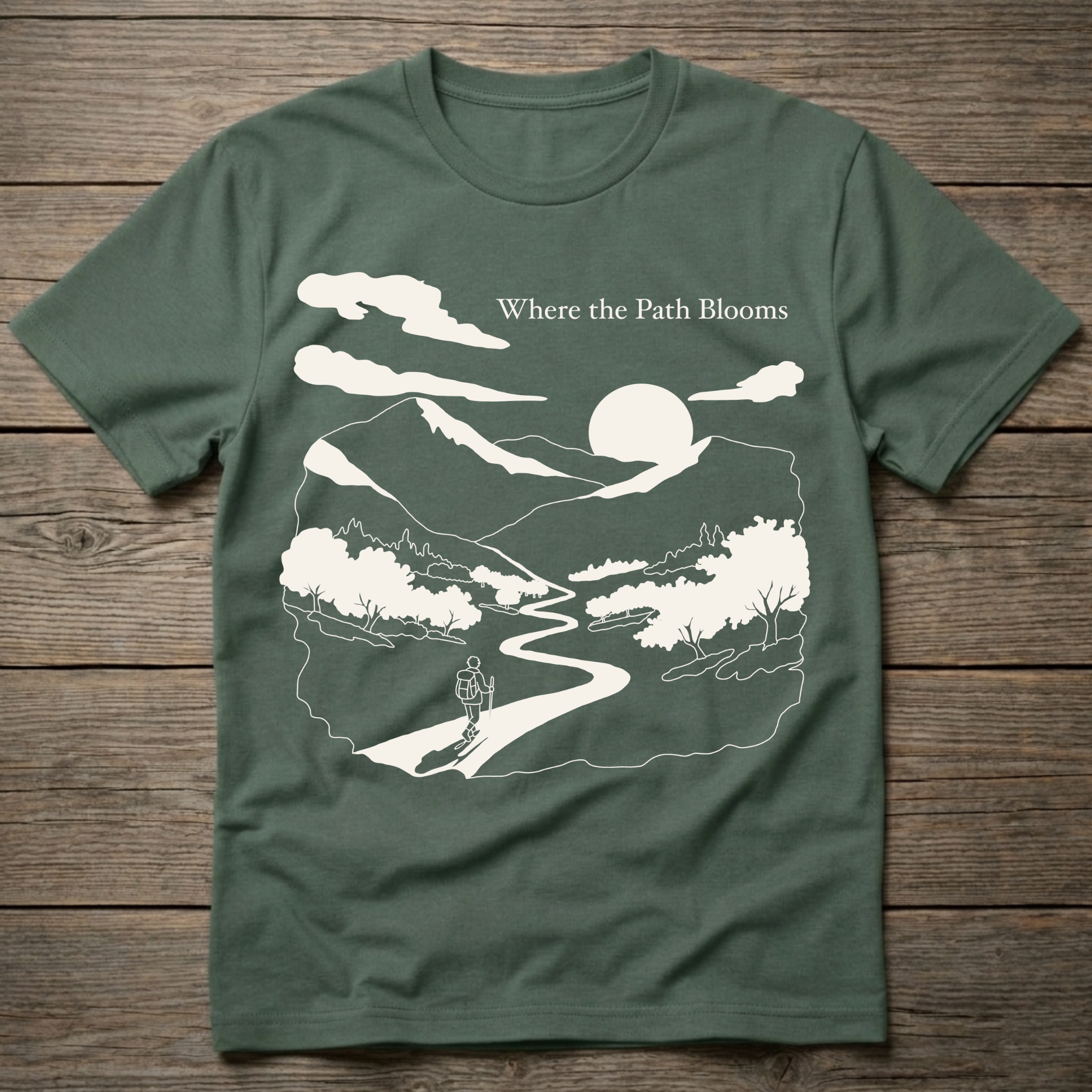 Where The Path Blooms T-Shirt