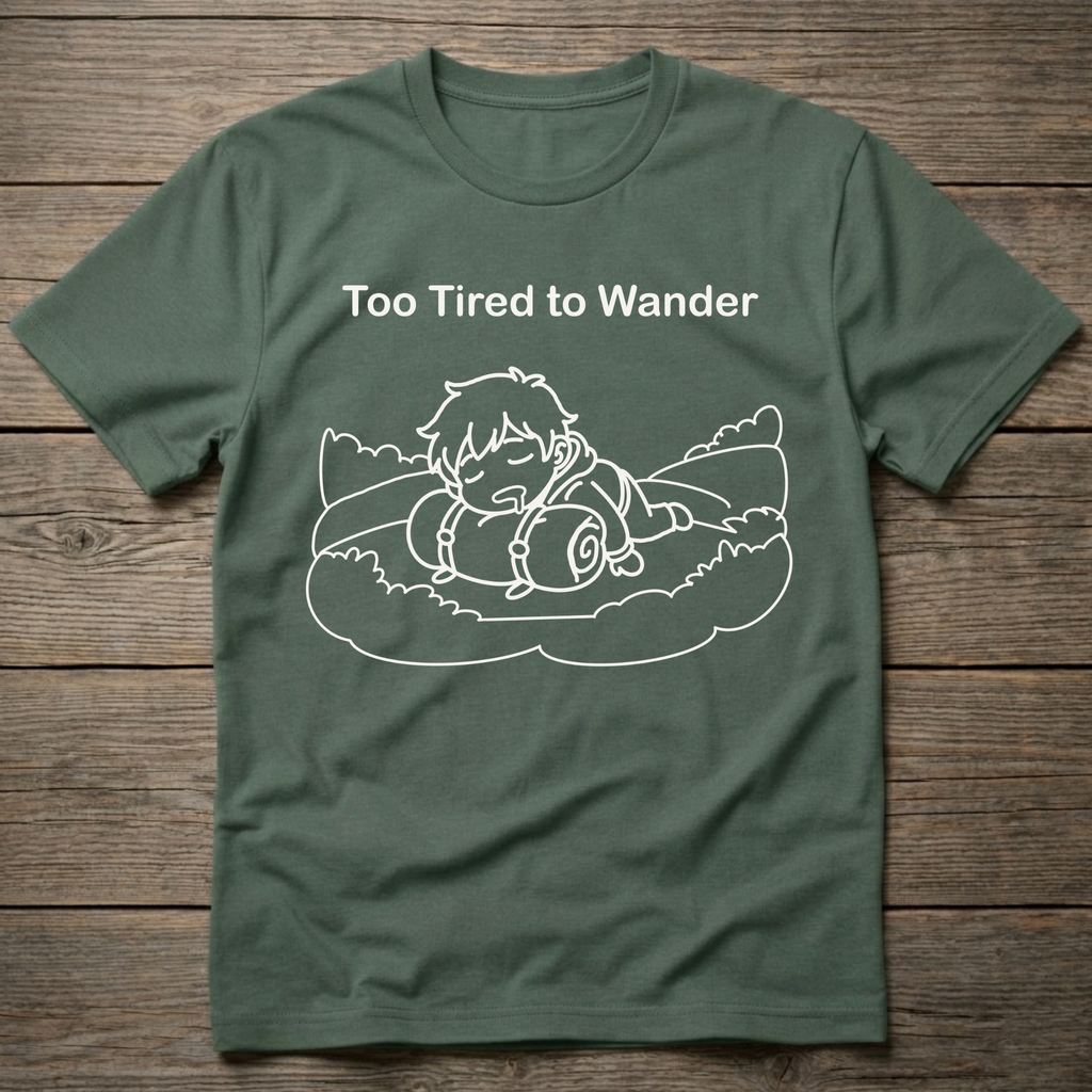 Too Tired To Wander T-Shirt
