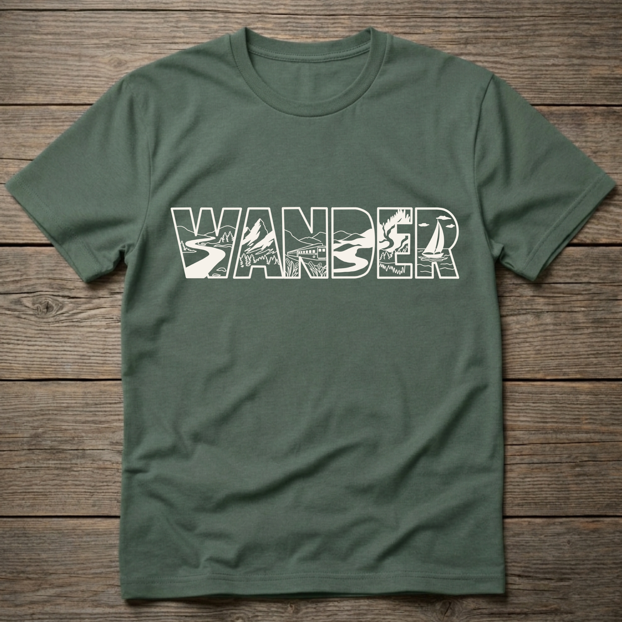 Wander Light Outline