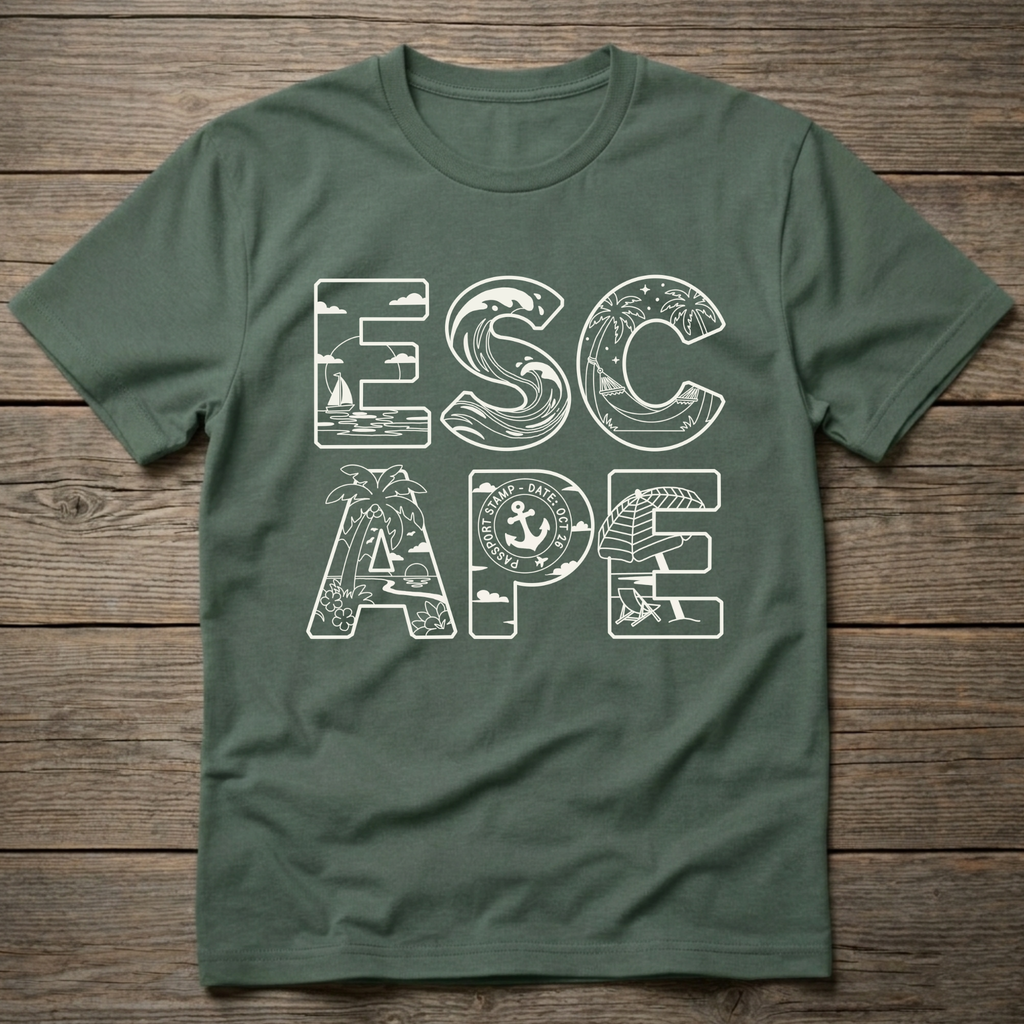 Escape Stacked Light Outline