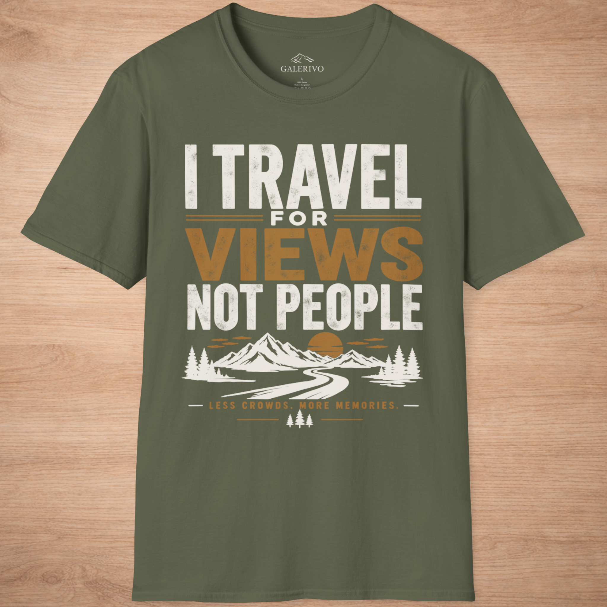 I Travel For Views Not People
