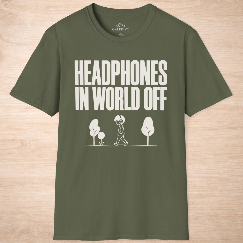 Headphones In World Off