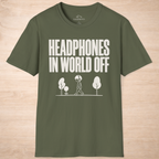 Headphones In World Off