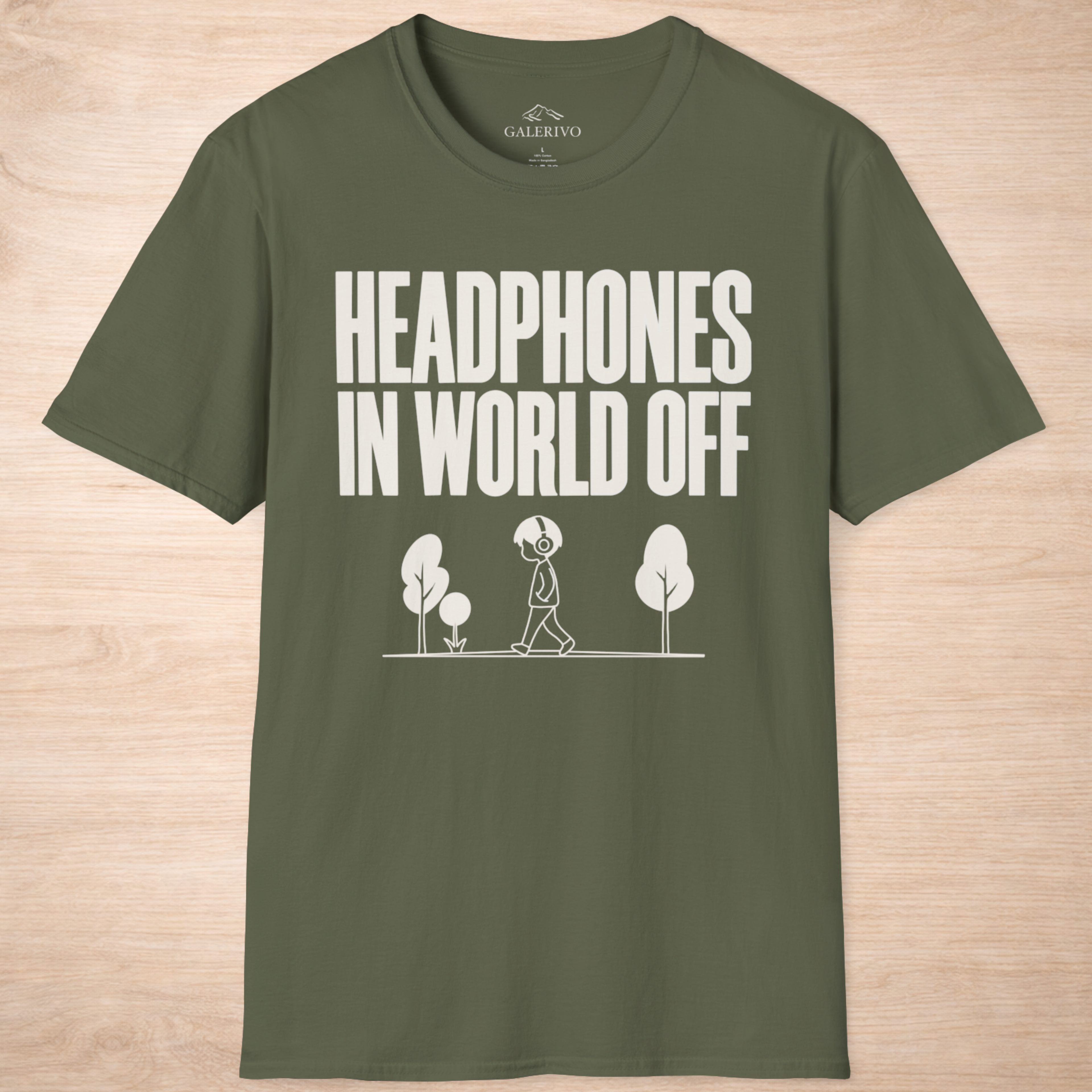 Headphones In World Off
