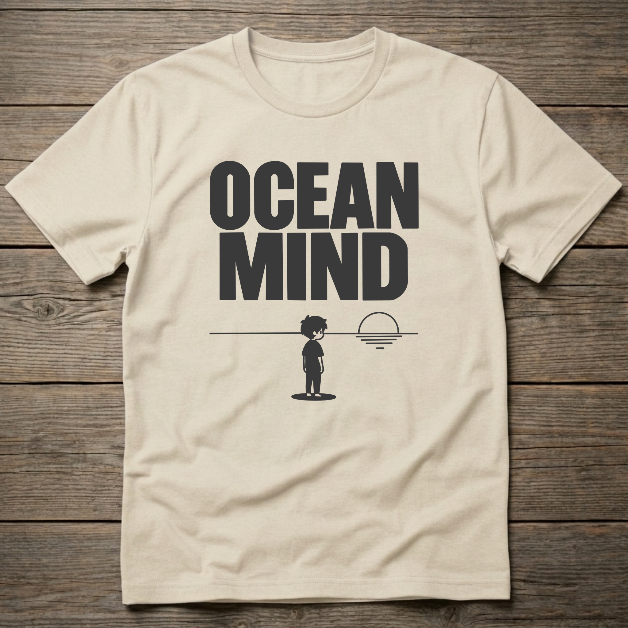 Ocean Mind Outline T-Shirt