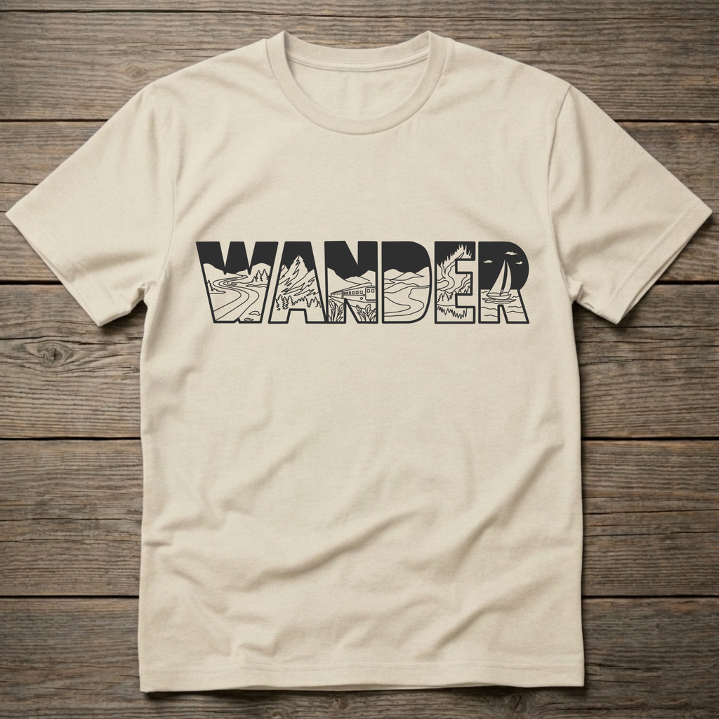 Wander Dark Outline