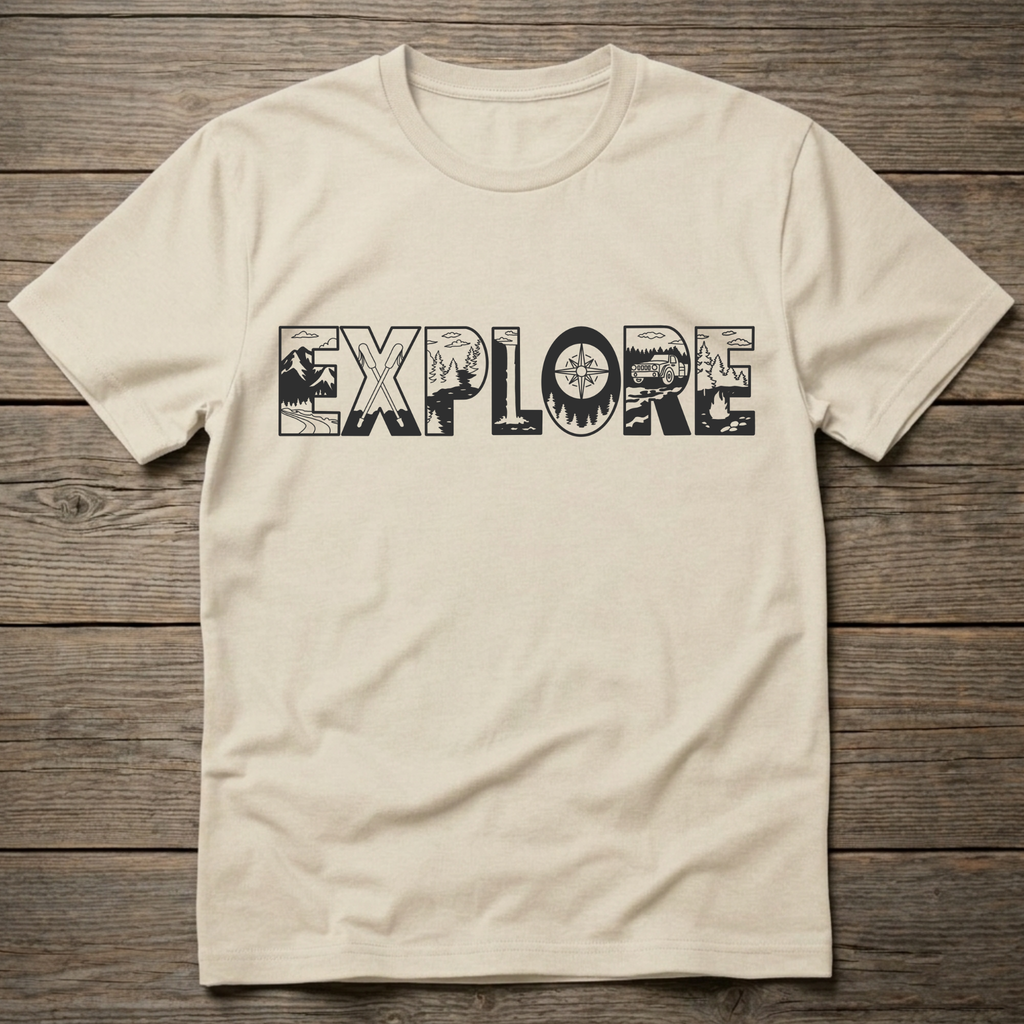 Explore Dark Outline