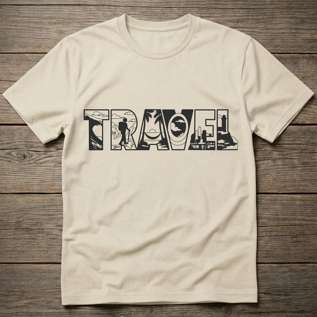 Travel Dark Outline
