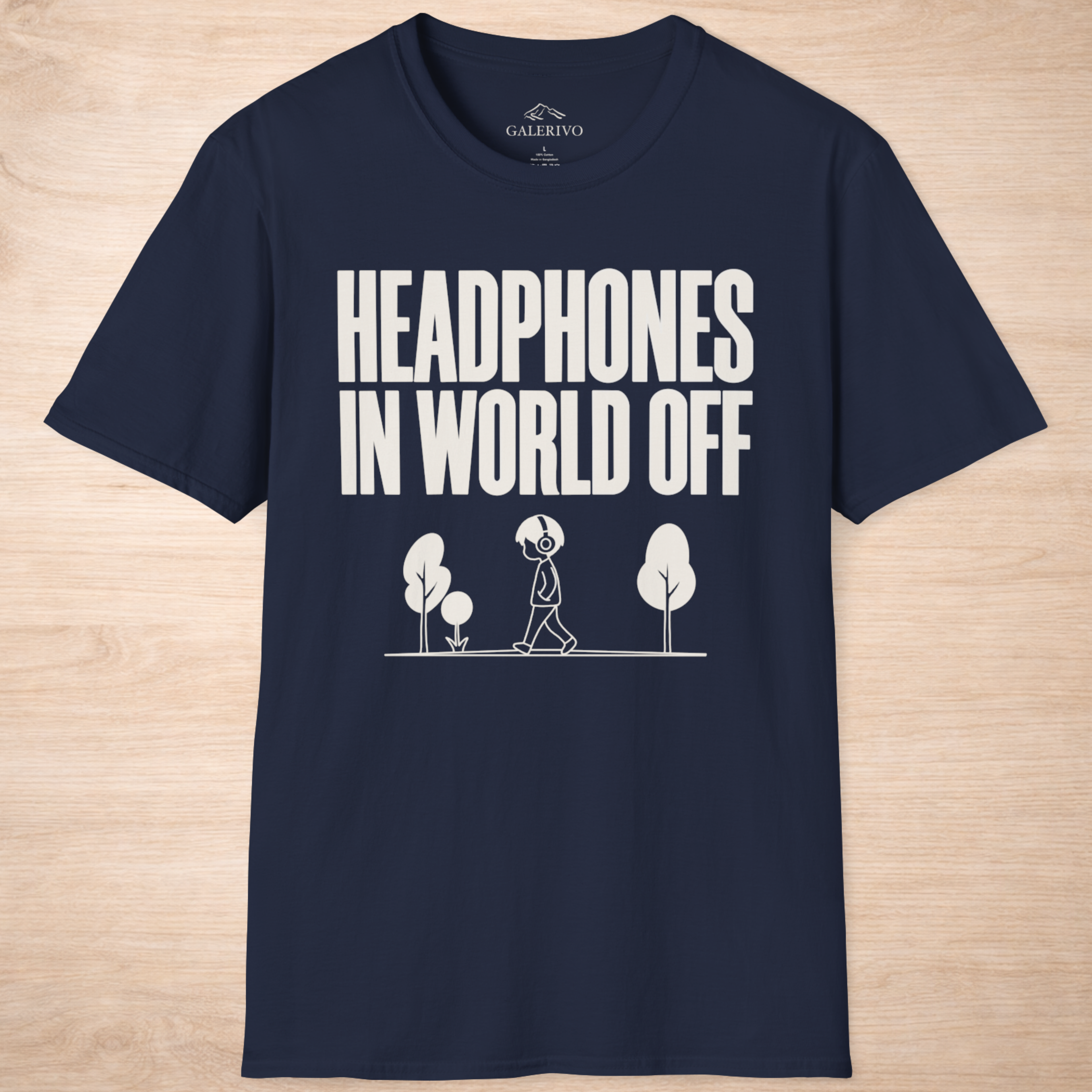 Headphones In World Off