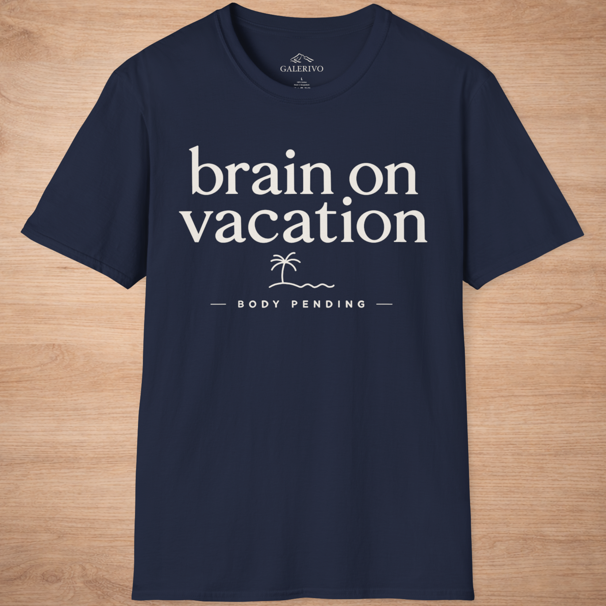 Brain On Vacation Body Pending