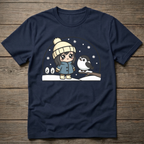 Girl With Snow Bird