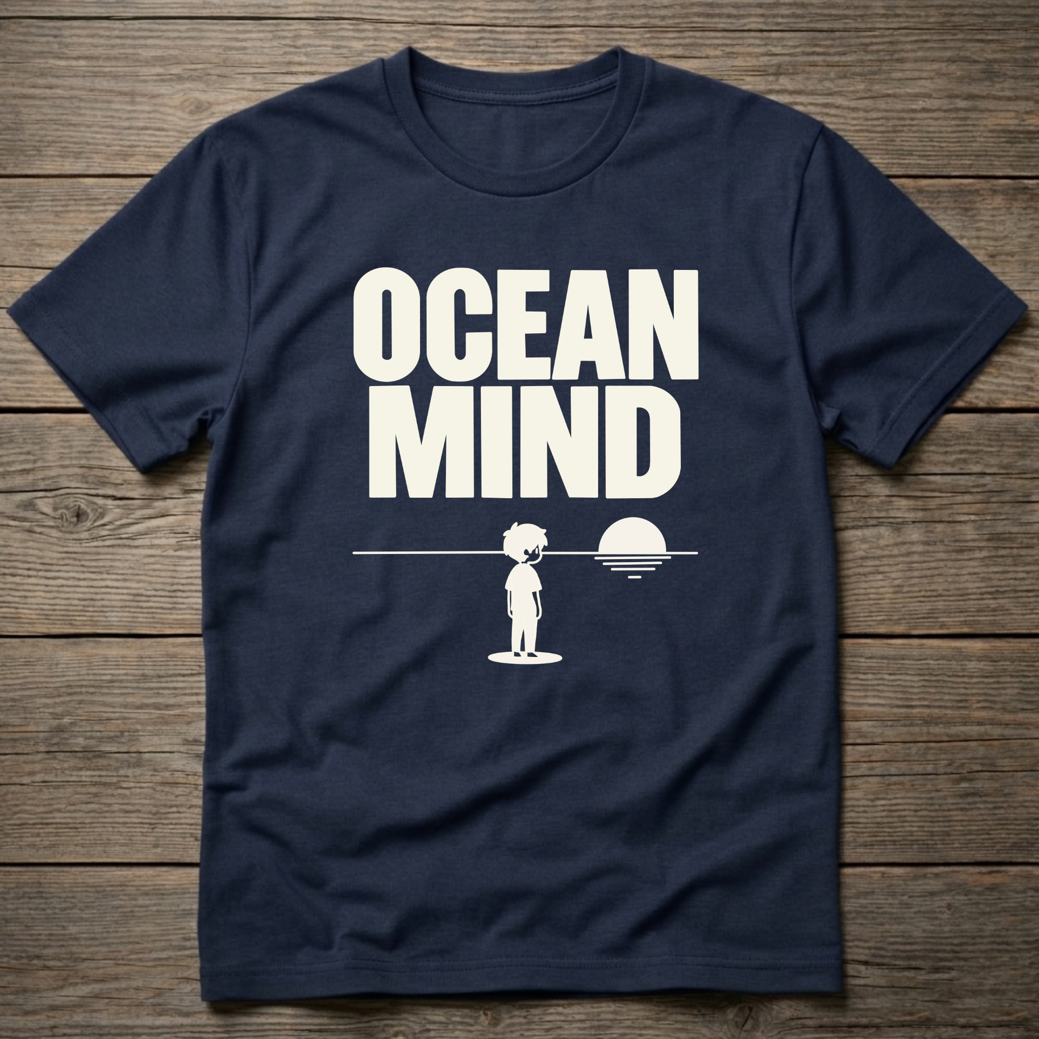 Ocean Mind Outline T-Shirt