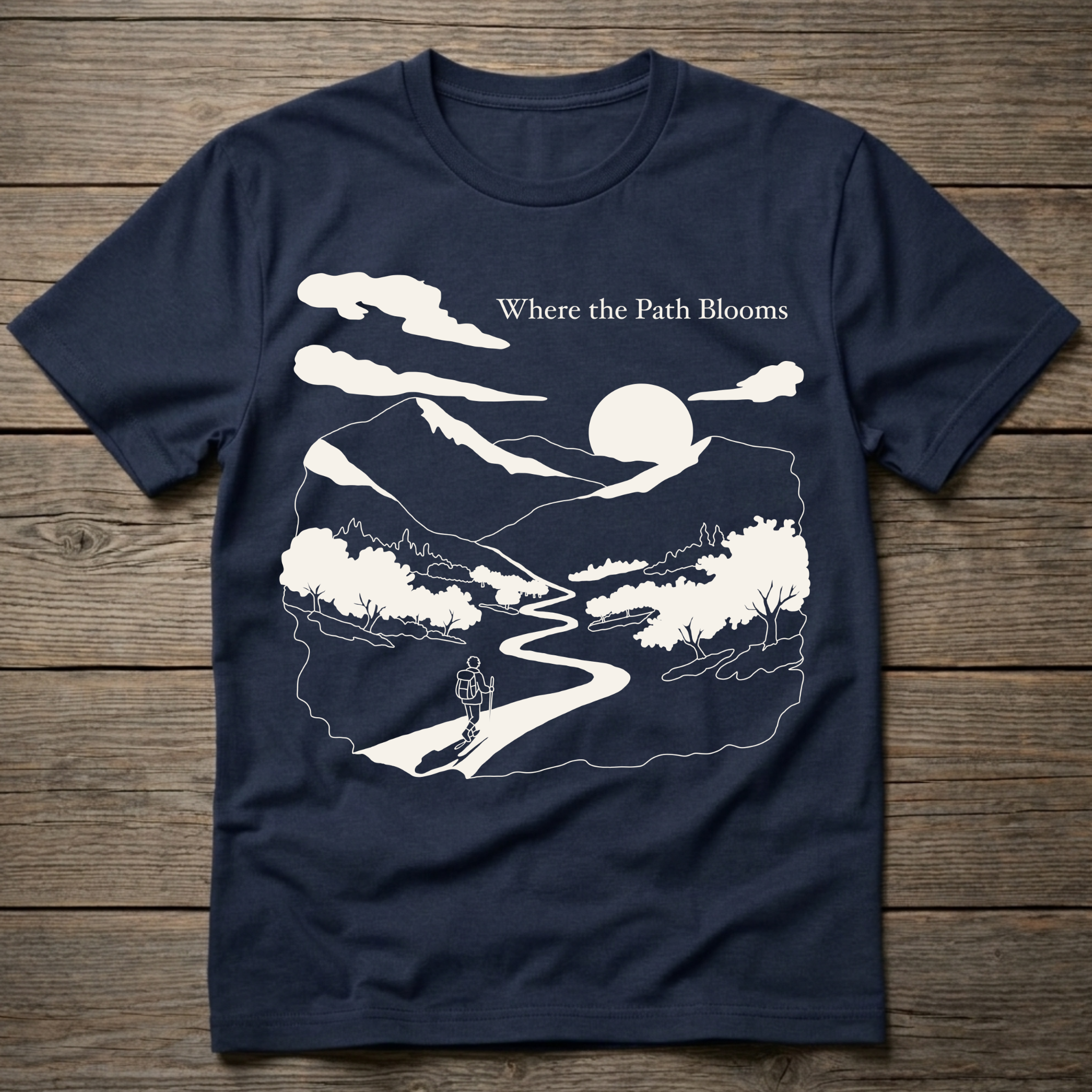 Where The Path Blooms T-Shirt