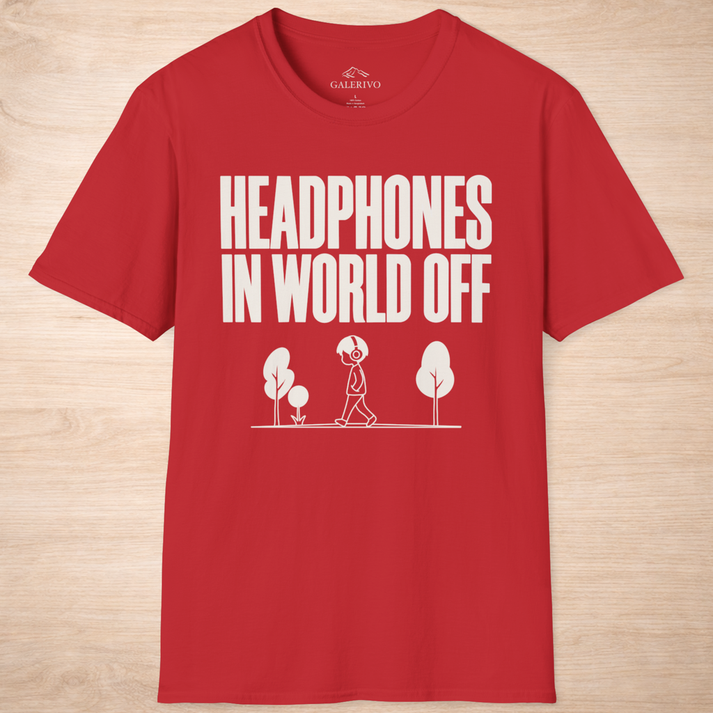 Headphones In World Off