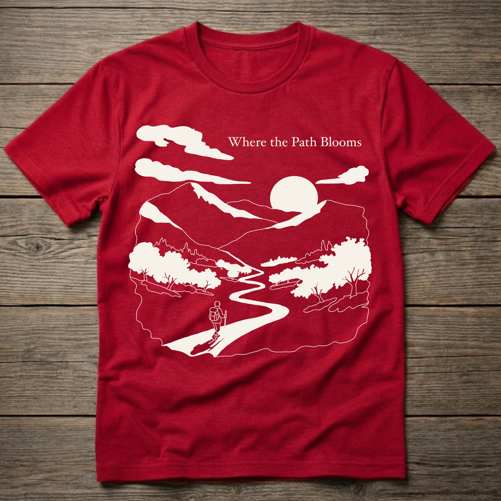 Where The Path Blooms T-Shirt