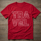 Travel Stacked Light Outline