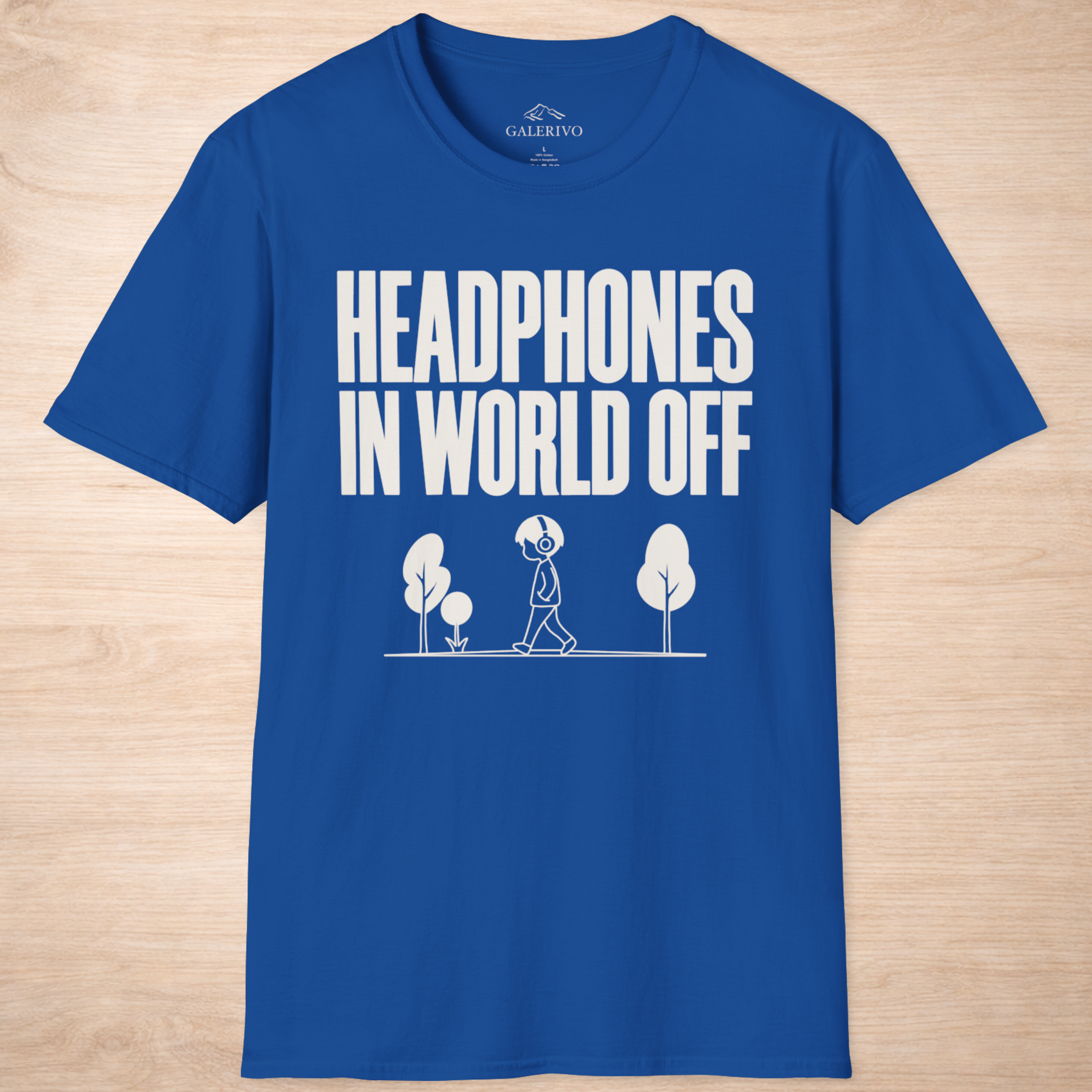 Headphones In World Off